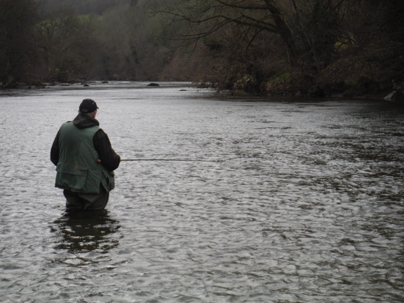 Trotting the upper Wye for grayling